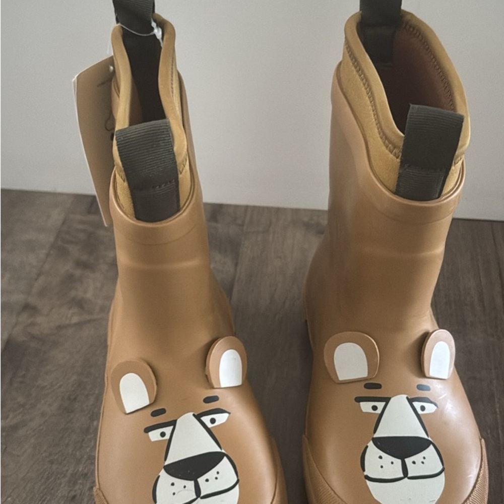 H&M Kids Brown Animal Face Boots